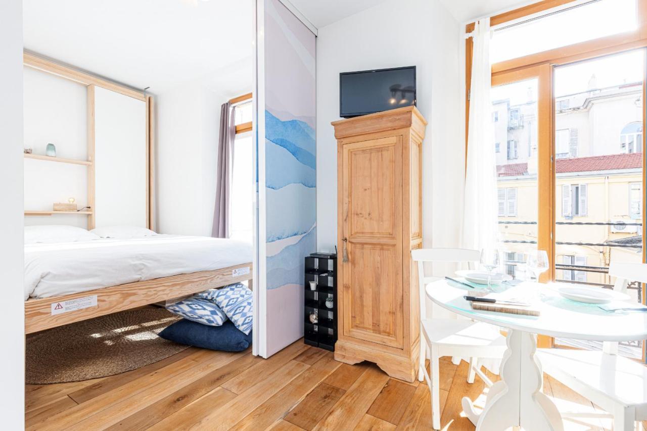 1 Bdr Downtown Near Place Massena Nice Bagian luar foto