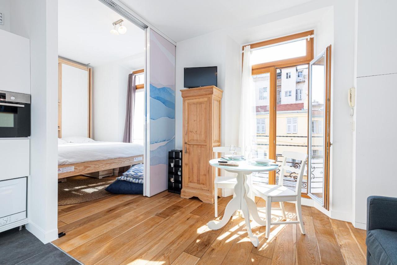 1 Bdr Downtown Near Place Massena Nice Bagian luar foto
